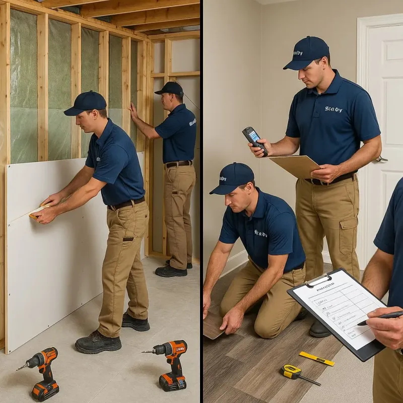 Repairs and Reconstruction process in Northampton County, VA
